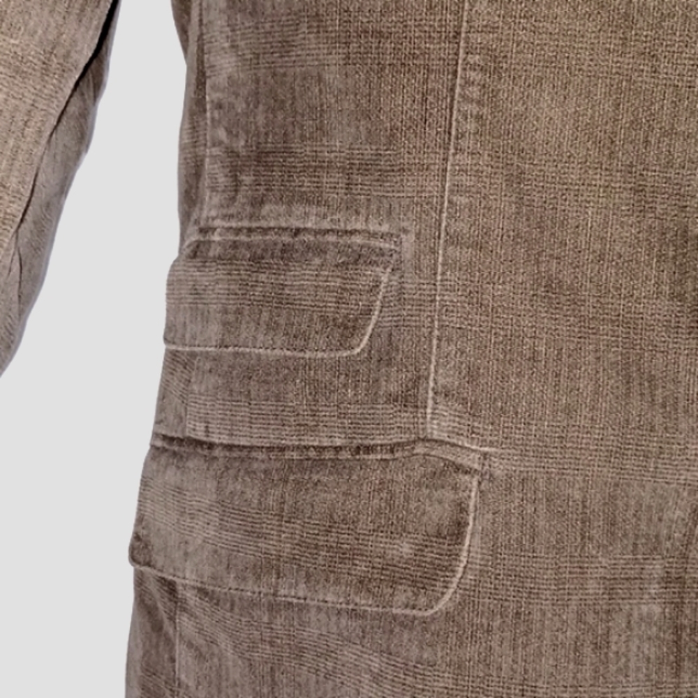 STONES Brown Corduroy Fitted Blazer, 42L - UK Style 🇬🇧 - Picture 5 of 13